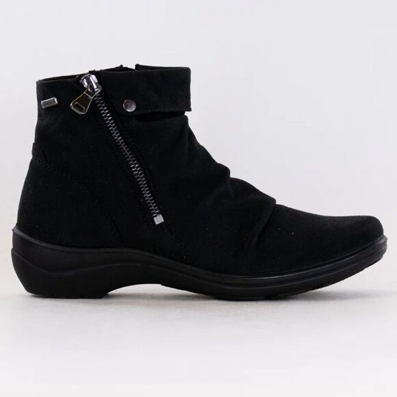 Romika Dora Slouch Style Black Ankle Boot --‎ EU 37 -- US 6.5 - Picture 2 of 10